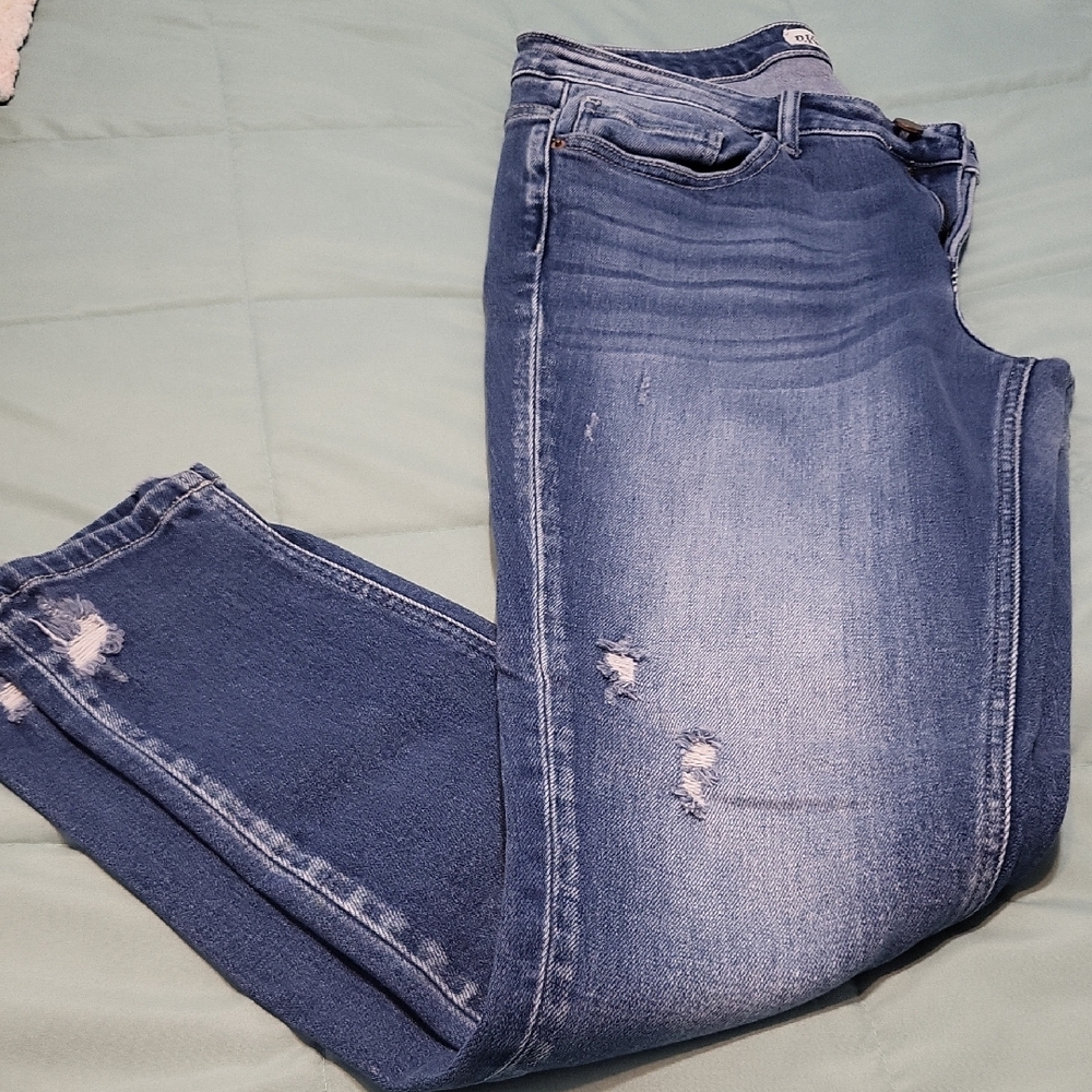 BKE Women's Payton Distressed Skinny Jeans